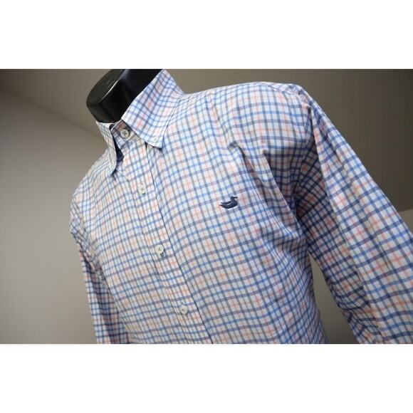 Southern Marsh Other - Southern Marsh Performance Dress Shirt Stretch Plaid Button Up Mens Size Medium
